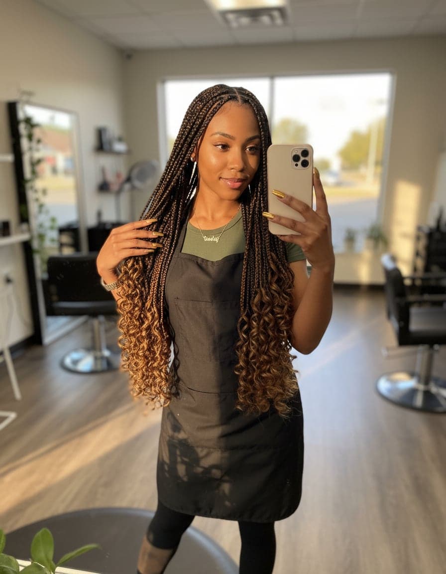 Selfie of Jasmine Brooks.