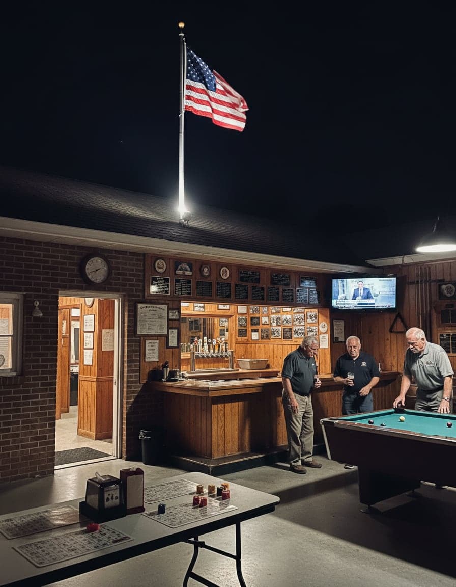 The view at VFW Post 1776.