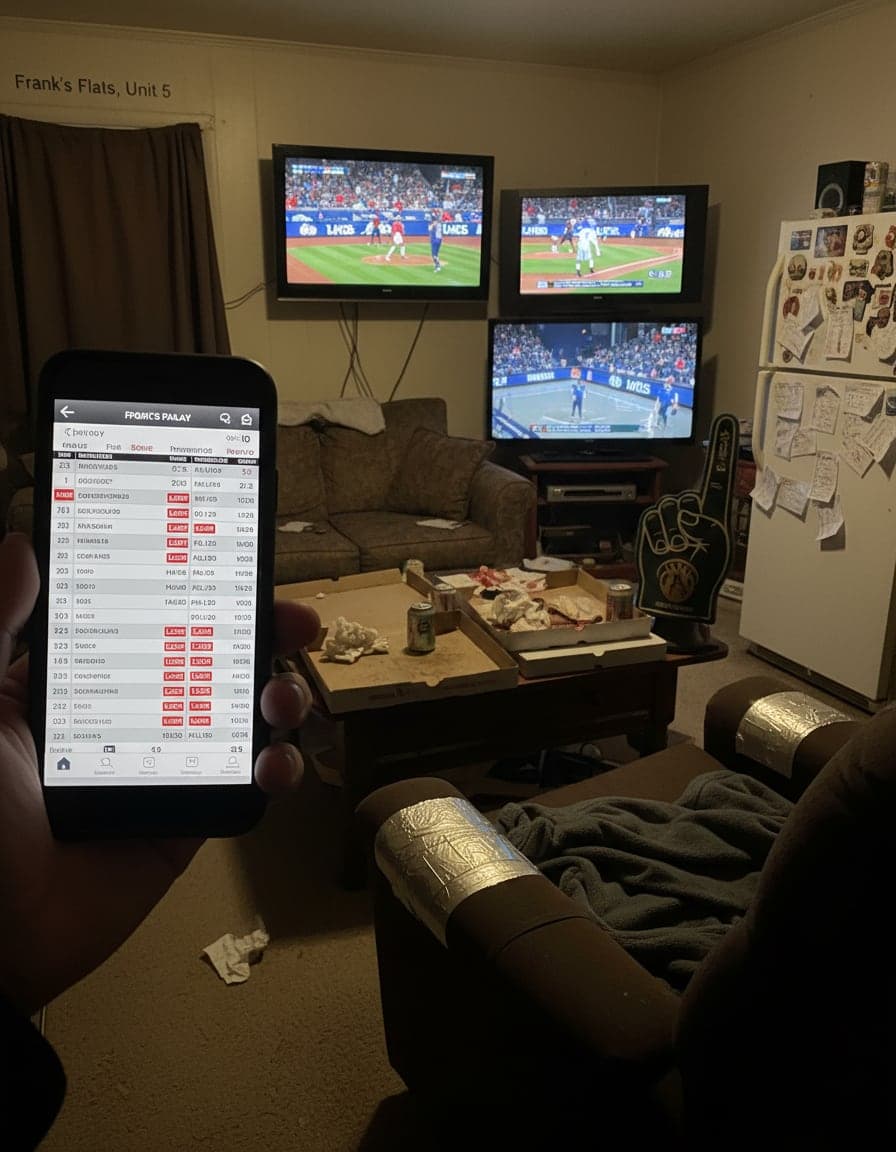 phone screenshot of a sports betting slip with a long parlay